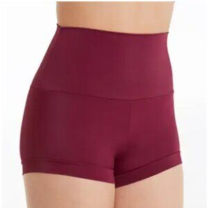 Balera Maroon Stretch Dance Booty Shorts